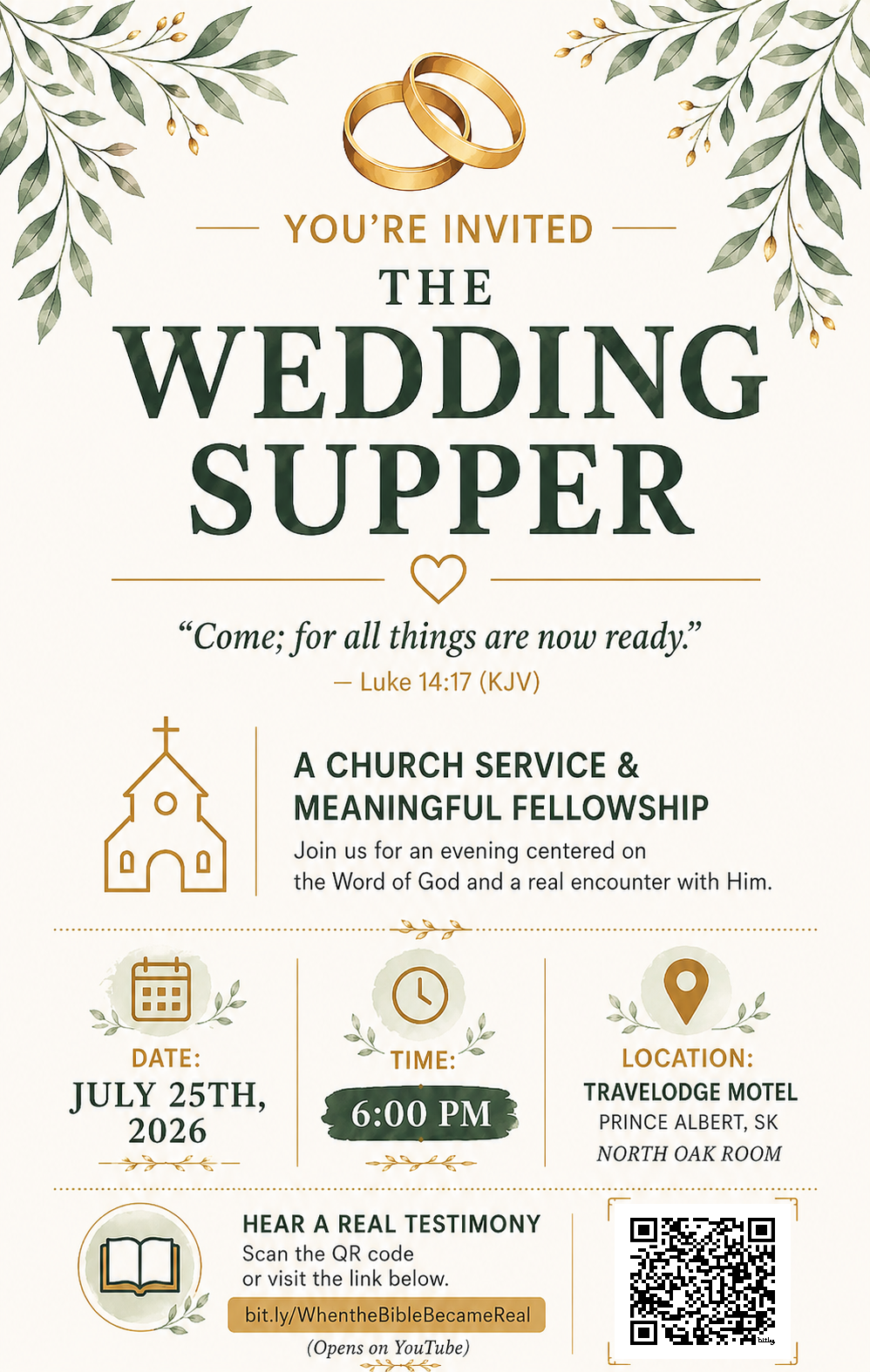 The Wedding Supper flyer